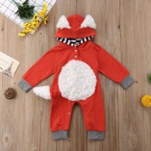 Fox Animal Kigurumis Onesie Pajama For Infant Baby Fox Animal Kigurumis Onesie Pajama For Infant Baby