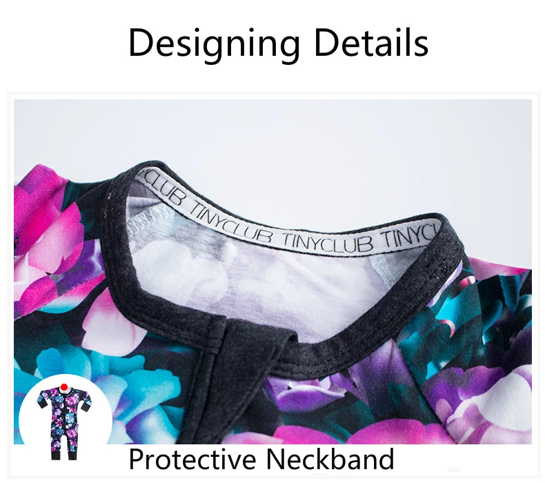 Flowers Print Onesie Newborn Infant Baby Costume