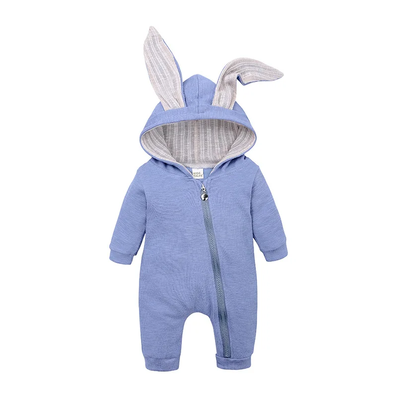Rabbit Knitted Onesies Hoodie Outfits For Newborn Baby Infant