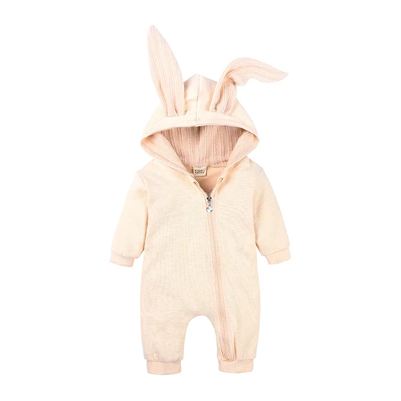 Rabbit Knitted Onesies Hoodie Outfits For Newborn Baby Infant