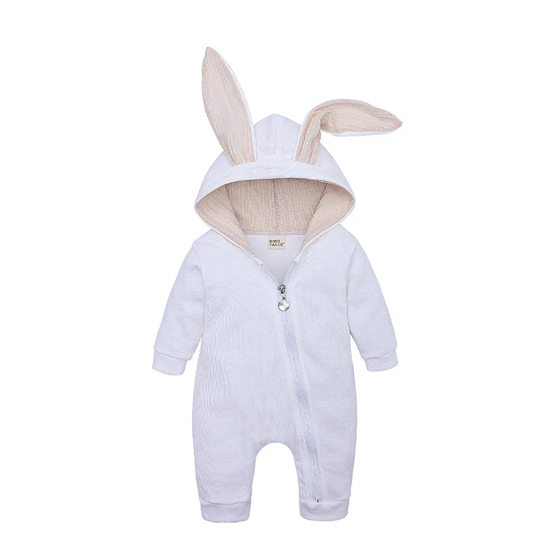Rabbit Knitted Onesies Hoodie Outfits For Newborn Baby Infant