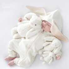 Rabbit Knitted Onesies Hoodie Outfits For Newborn Baby Infant Rabbit Knitted Onesies Hoodie Outfits For Newborn Baby Infant