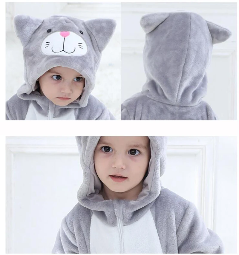 Carrot Cartoon Kigurumi Onesie Pajamas Costume For Newborn Baby