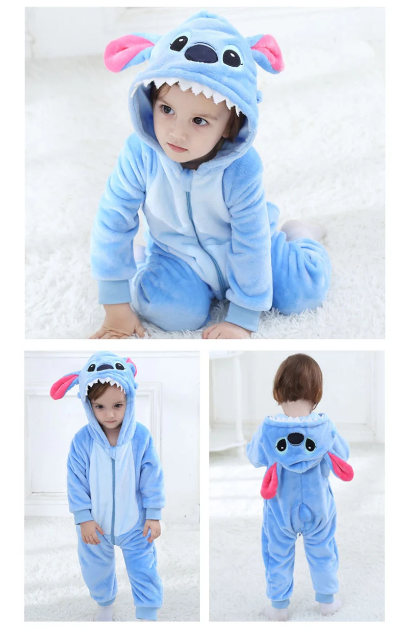 Carrot Cartoon Kigurumi Onesie Pajamas Costume For Newborn Baby