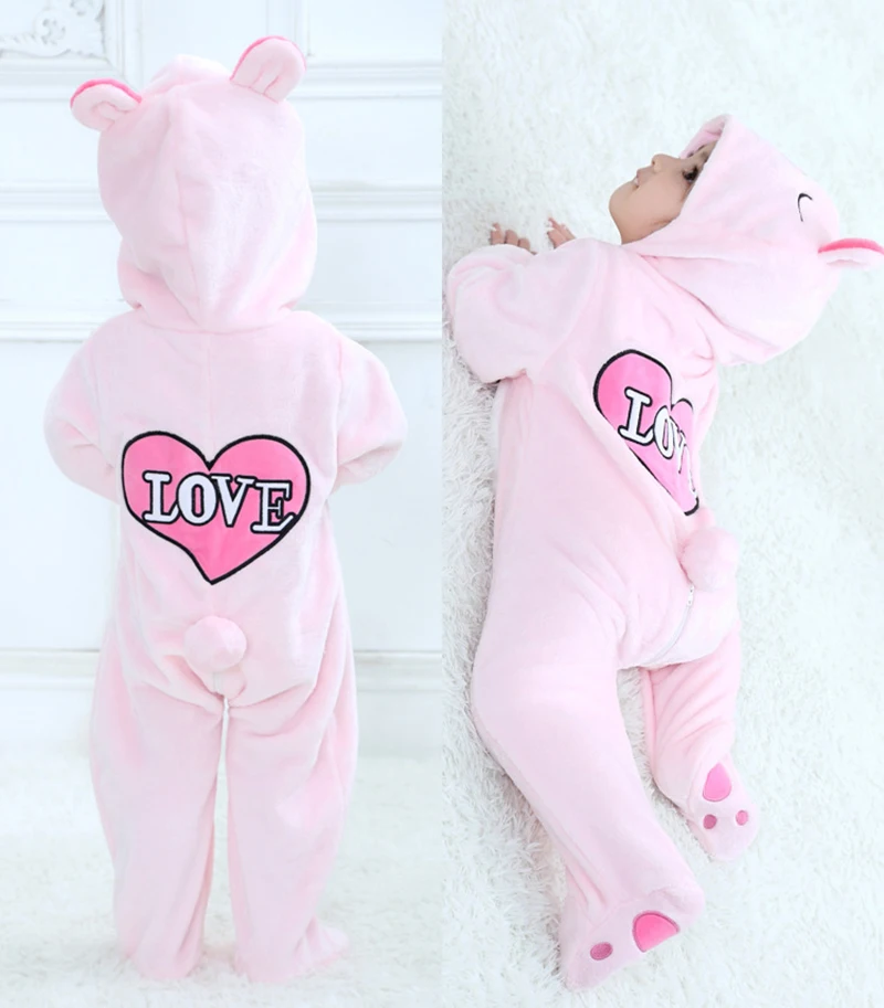 Carrot Cartoon Kigurumi Onesie Pajamas Costume For Newborn Baby
