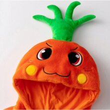 Carrot Cartoon Kigurumi Onesie Pajamas Costume For Newborn Baby Carrot Cartoon Kigurumi Onesie Pajamas Costume For Newborn Baby