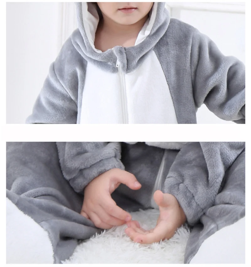 Carrot Cartoon Kigurumi Onesie Pajamas Costume For Newborn Baby
