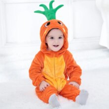 Carrot Cartoon Kigurumi Onesie Pajamas Costume For Newborn Baby Carrot Cartoon Kigurumi Onesie Pajamas Costume For Newborn Baby