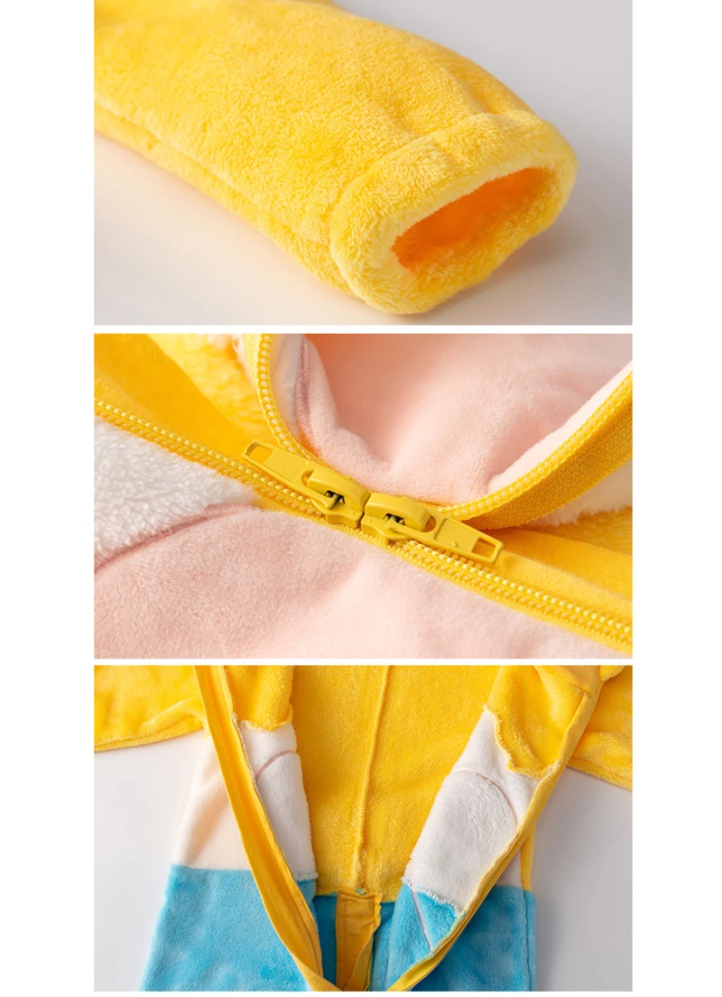 Carrot Cartoon Kigurumi Onesie Pajamas Costume For Newborn Baby