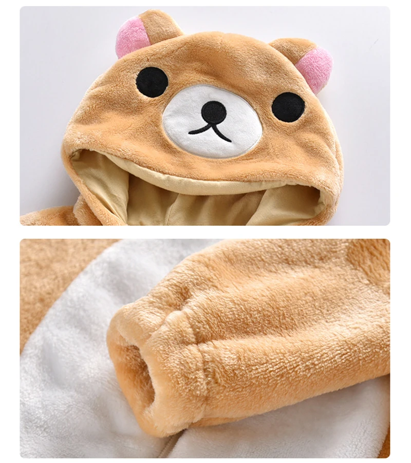 Carrot Cartoon Kigurumi Onesie Pajamas Costume For Newborn Baby