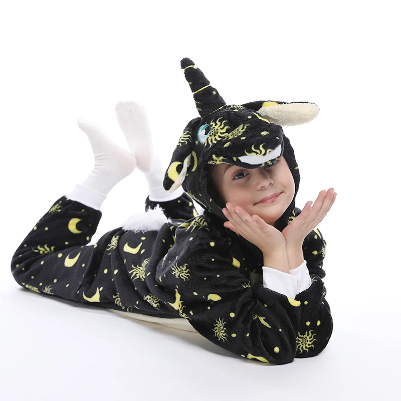 Unicorn/Panda/Cat Kigurumi Onesies Pajamas For Kids Unicorn/Panda/Cat Kigurumi Onesies Pajamas For Kids