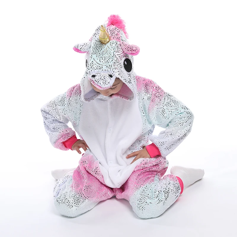 Unicorn/Panda/Cat Kigurumi Onesies Pajamas For Kids Unicorn/Panda/Cat Kigurumi Onesies Pajamas For Kids