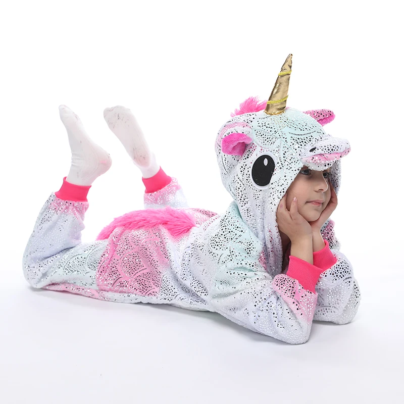 Unicorn/Panda/Cat Kigurumi Onesies Pajamas For Kids Unicorn/Panda/Cat Kigurumi Onesies Pajamas For Kids