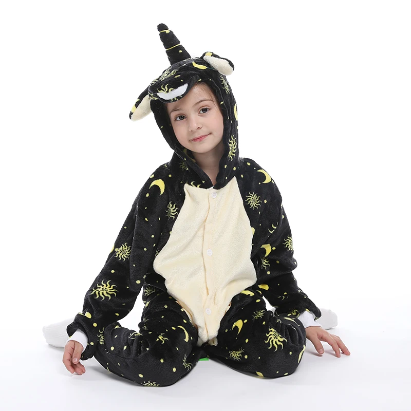 Unicorn/Panda/Cat Kigurumi Onesies Pajamas For Kids Unicorn/Panda/Cat Kigurumi Onesies Pajamas For Kids