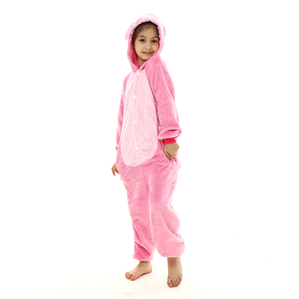 Stitch/Unicorn/Panda Kigurumi Onesie Pajamas For Kids