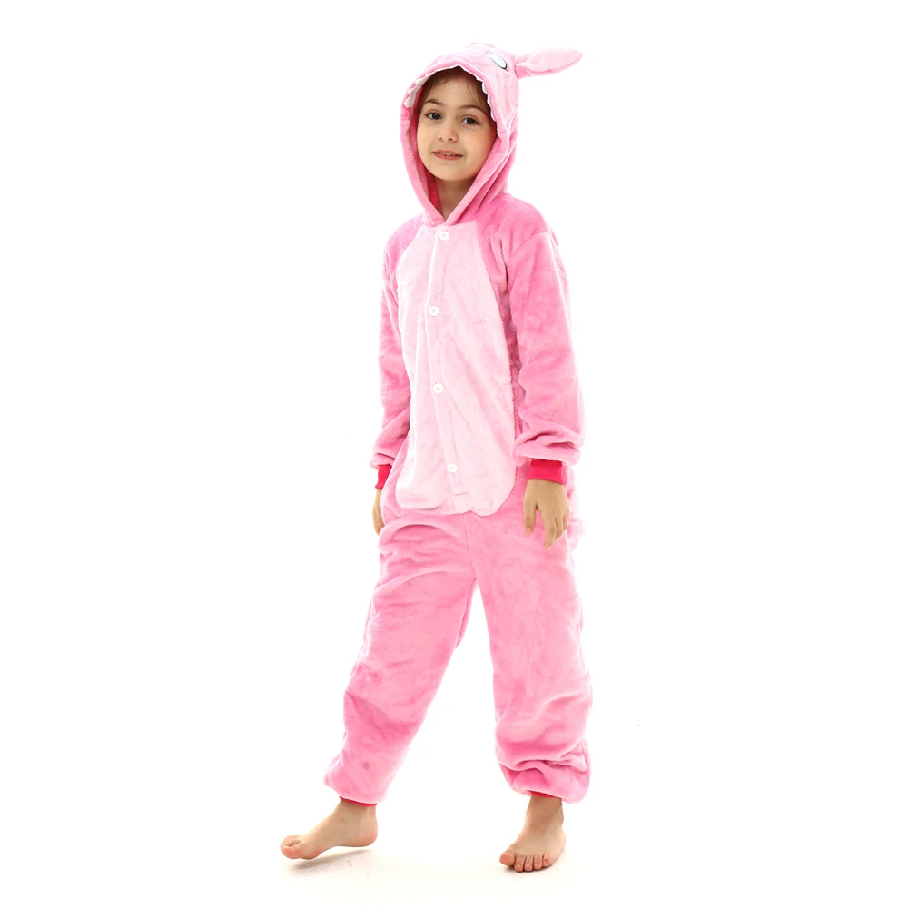 Stitch/Unicorn/Panda Kigurumi Onesie Pajamas For Kids