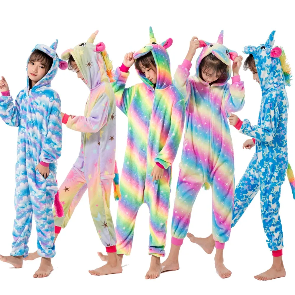 Unicorn/Panda Kigurumi Onesies Pajamas For Kids Unicorn/Panda Kigurumi Onesies Pajamas For Kids