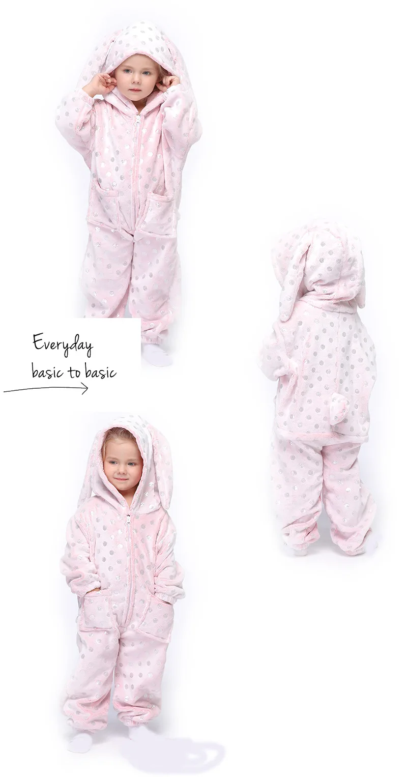 Kigurumi Onesie Unicorn Cartoon Blanket Pajamas For Children