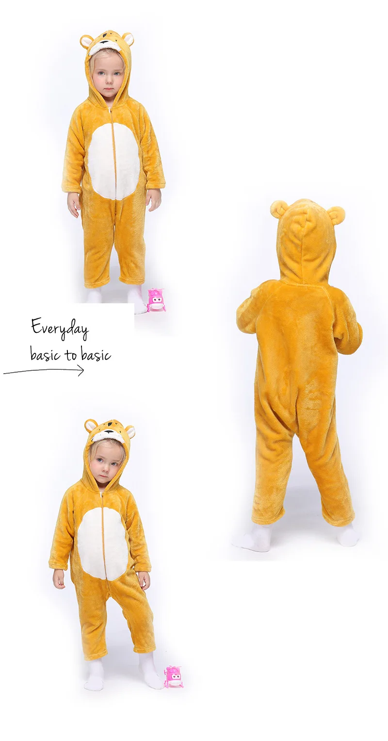 Kigurumi Onesie Unicorn Cartoon Blanket Pajamas For Children