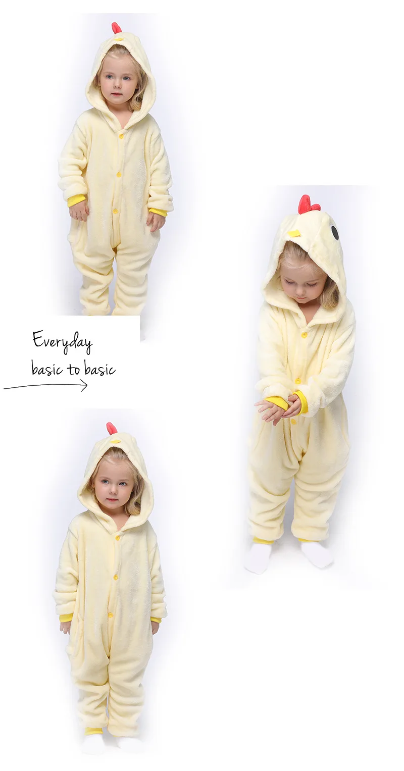 Kigurumi Onesie Unicorn Cartoon Blanket Pajamas For Children