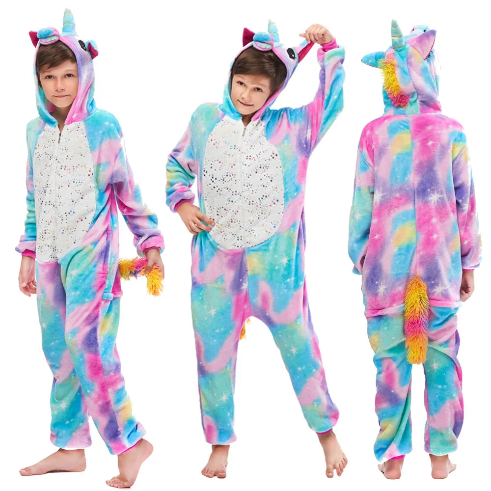 Kigurumi Onesie Unicorn Pajamas For Kids