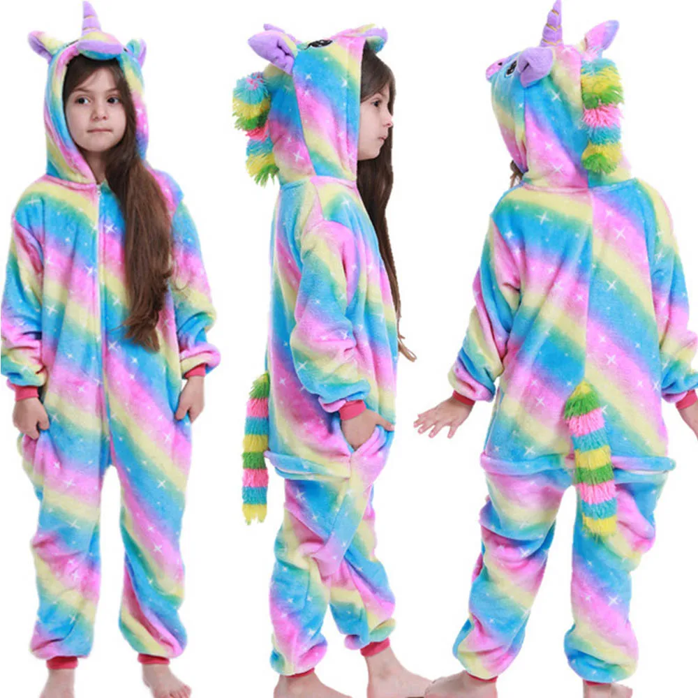 Unicorn Fox Panda Animal Kigurumi Onesie Pajama Costume