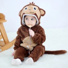 Monkey Animal Kigurumi Onesie Costume For Newborn Infant Baby Monkey Animal Kigurumi Onesie Costume For Newborn Infant Baby