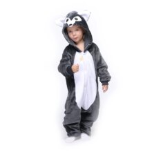 Wolf Animal Kigurumis Onesie Pajamas Costume For Kids Wolf Animal Kigurumis Onesie Pajamas Costume For Kids