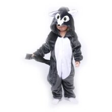 Wolf Animal Kigurumis Onesie Pajamas Costume For Kids Wolf Animal Kigurumis Onesie Pajamas Costume For Kids