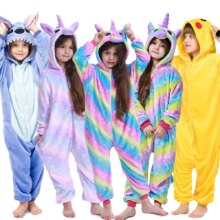 Panda/Unicorn/Stich Kigurumi Onesies Pajamas Costume For Kids Panda/Unicorn/Stich Kigurumi Onesies Pajamas Costume For Kids