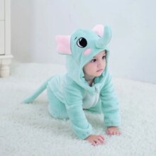 Elephant Animal Kigurumi Onesie Cartoon Costume For Infant Baby Elephant Animal Kigurumi Onesie Cartoon Costume For Infant Baby