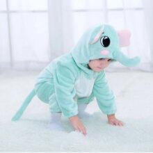 Elephant Animal Kigurumi Onesie Cartoon Costume For Infant Baby Elephant Animal Kigurumi Onesie Cartoon Costume For Infant Baby