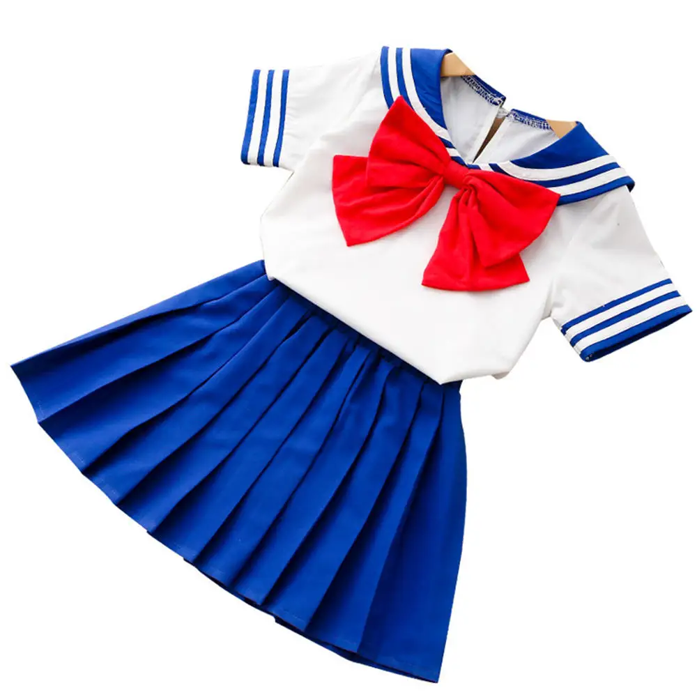 Sailor Moon Anime Bowknot Kawaii Uniform Costume Sailor Moon Anime Bowknot Kawaii Uniform Costume