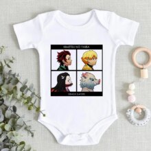Kimetsu No Yaiba Print Anime Onesie Jumpsuits For Infant Baby Kimetsu No Yaiba Print Anime Onesie Jumpsuits For Infant Baby