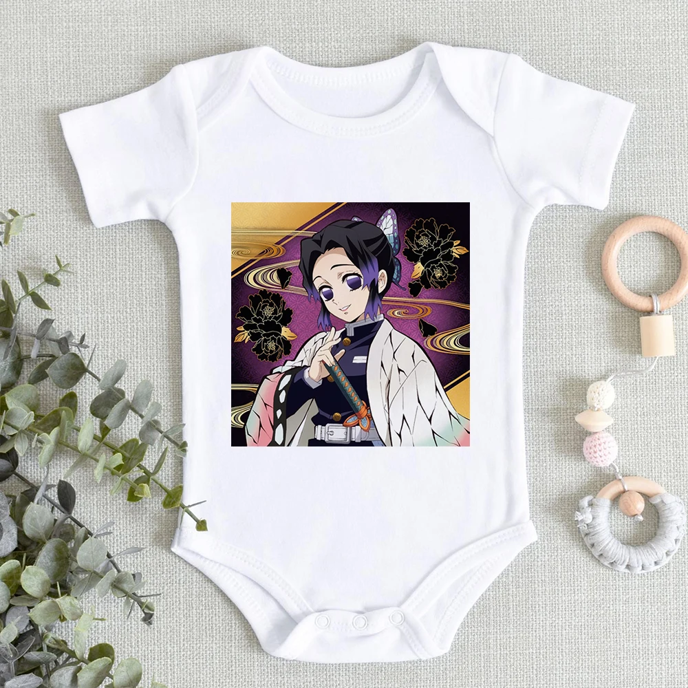 Kimetsu No Yaiba Print Anime Onesie Jumpsuits For Infant Baby Kimetsu No Yaiba Print Anime Onesie Jumpsuits For Infant Baby