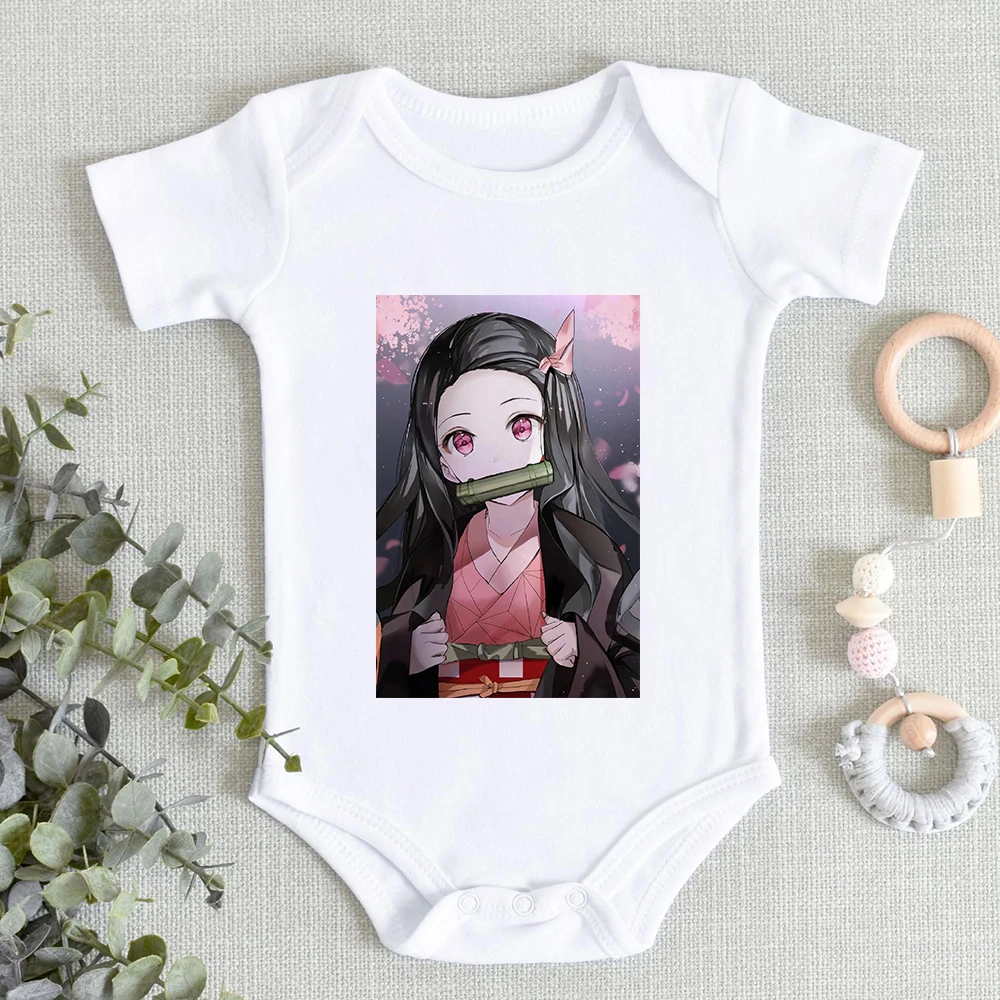 Kimetsu No Yaiba Print Anime Onesie Jumpsuits For Infant Baby Kimetsu No Yaiba Print Anime Onesie Jumpsuits For Infant Baby