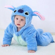 Kawaii Onesie Blue Cartoon Costume For Infant Baby Kawaii Onesie Blue Cartoon Costume For Infant Baby