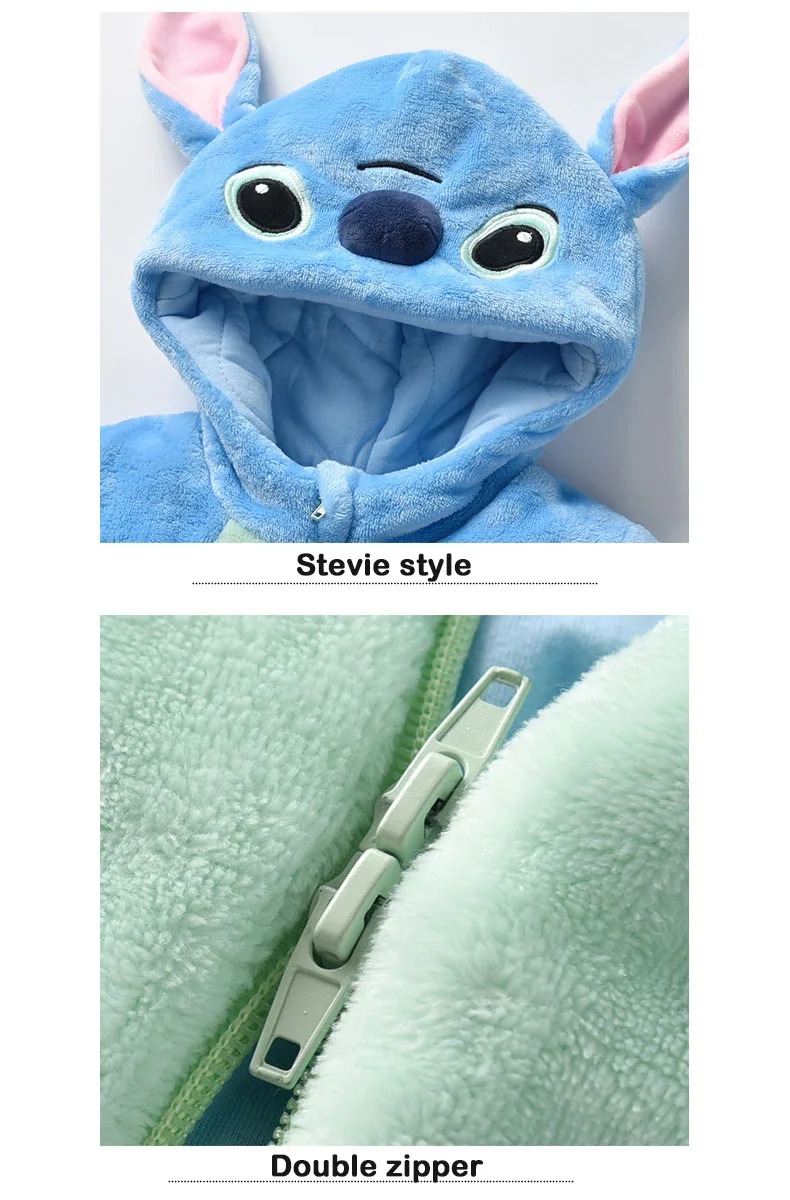 Kawaii Onesie Blue Cartoon Costume For Infant Baby Kawaii Onesie Blue Cartoon Costume For Infant Baby