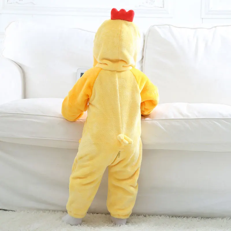 Kawaii Kigurumi Yellow Chick Costumes For Baby