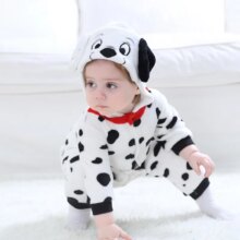 Kigurumis Dalmatian Dog Zipper Pajamas Costume For Baby Kigurumis Dalmatian Dog Zipper Pajamas Costume For Baby
