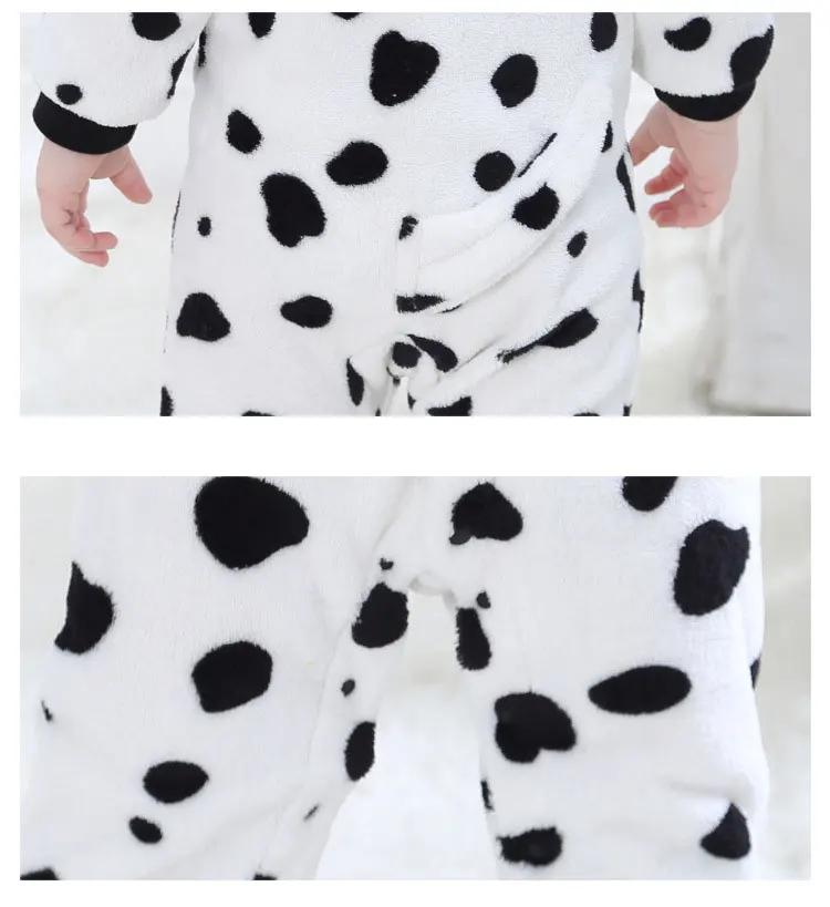 Kigurumis Dalmatian Dog Zipper Pajamas Costume For Baby Kigurumis Dalmatian Dog Zipper Pajamas Costume For Baby