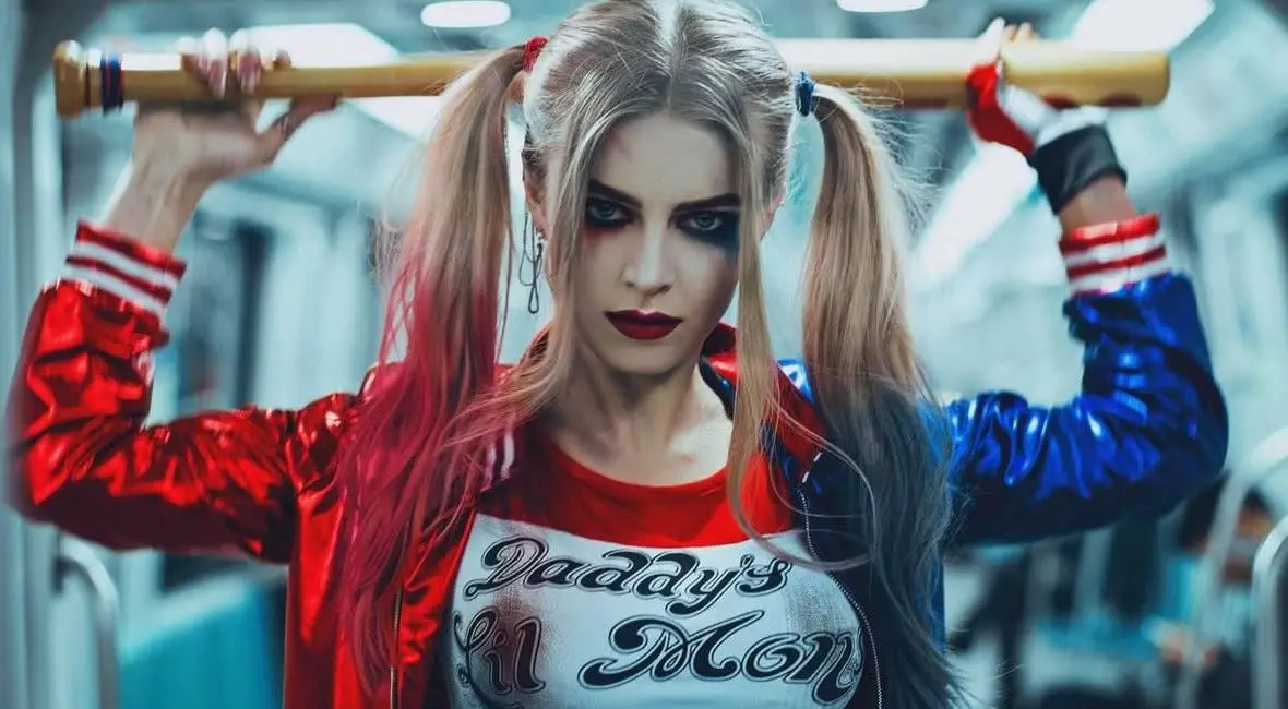 Harley Quinn Suicide Squad Jacket, Pants, Bracelet, Belt, Necklace & Gloves Accessories Full Set Harley Quinn Suicide Squad Jacket, Pants, Bracelet, Belt, Necklace & Gloves Accessories Full Set