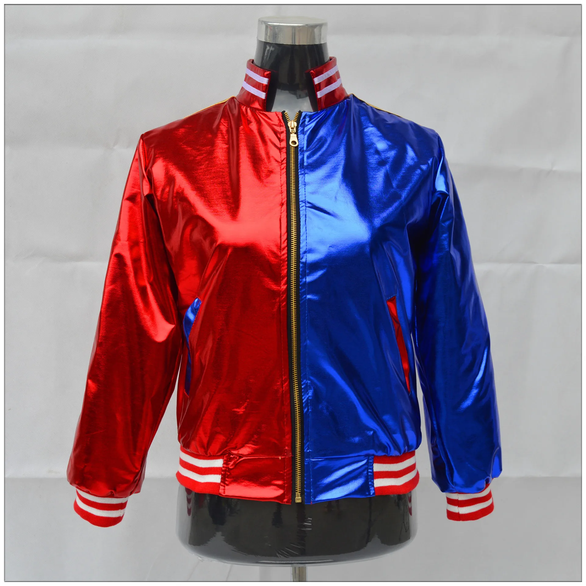 Harley Quinn Suicide Squad Jacket, Pants, Bracelet, Belt, Necklace & Gloves Accessories Full Set Harley Quinn Suicide Squad Jacket, Pants, Bracelet, Belt, Necklace & Gloves Accessories Full Set
