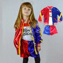 Harley Quinn Suicide Squad Costume And Wig For Girls Harley Quinn Suicide Squad Costume And Wig For Girls