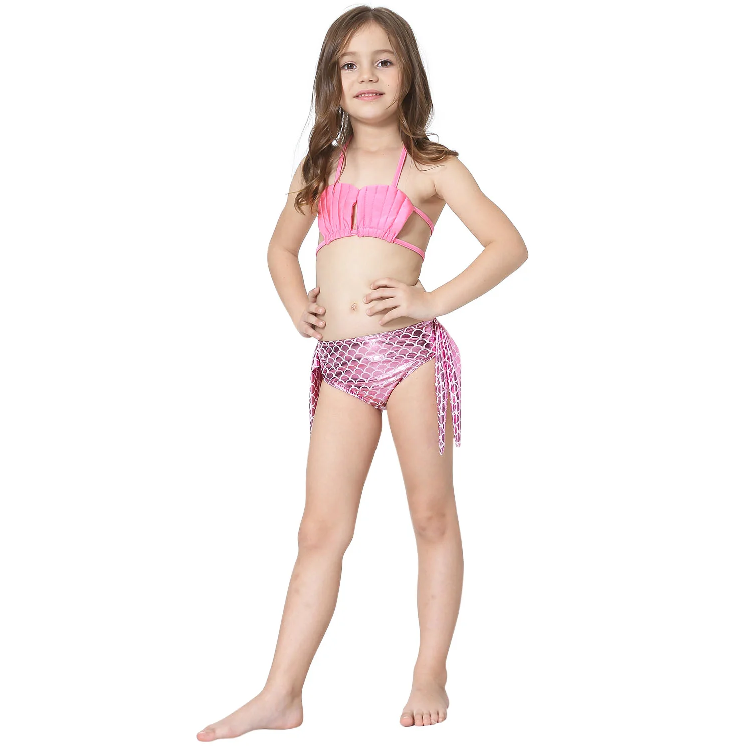 Little Mermaid Tails Swimming Kawaii Costume For Girls