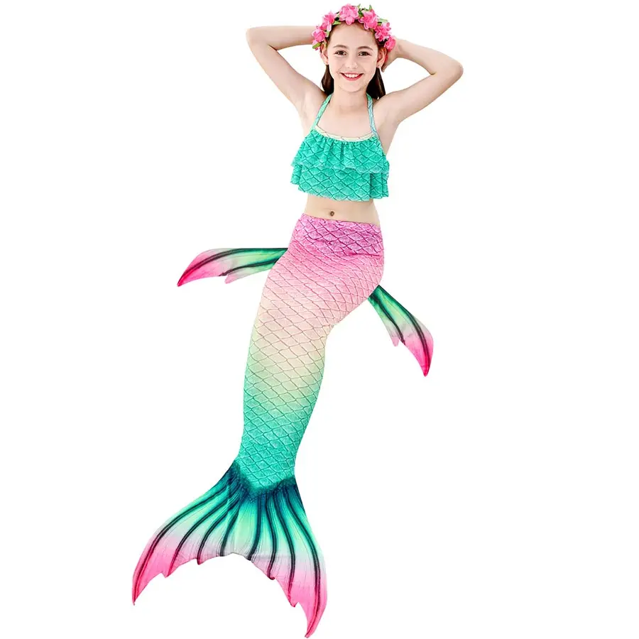 Mermaid Swimsid Monofin Swimming Cosplay Costume Mermaid Swimsid Monofin Swimming Cosplay Costume