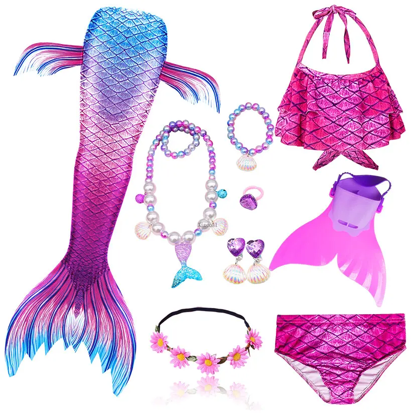 Mermaid Swimsid Monofin Swimming Cosplay Costume Mermaid Swimsid Monofin Swimming Cosplay Costume