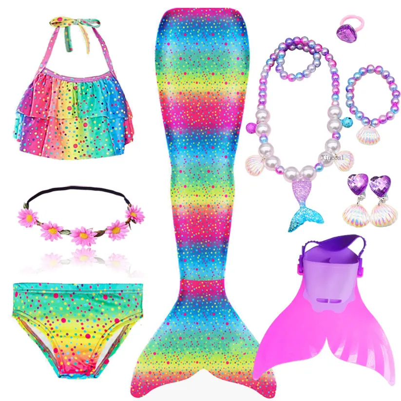 Mermaid Swimsid Monofin Swimming Cosplay Costume Mermaid Swimsid Monofin Swimming Cosplay Costume