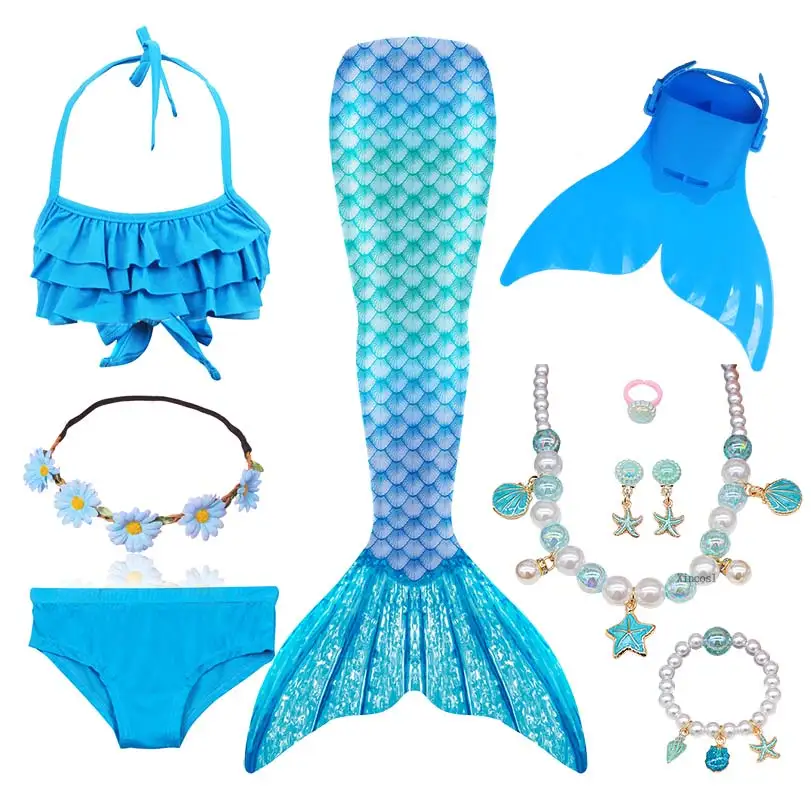 Mermaid Swimsid Monofin Swimming Cosplay Costume Mermaid Swimsid Monofin Swimming Cosplay Costume
