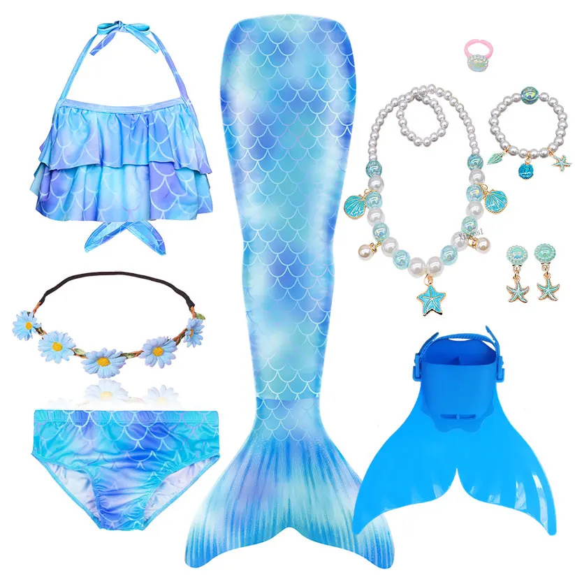 Mermaid Swimsid Monofin Swimming Cosplay Costume Mermaid Swimsid Monofin Swimming Cosplay Costume